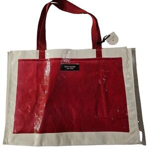 Kate Spade New York x Target - Red Large Reusable Tote‎ Shopping Bag
